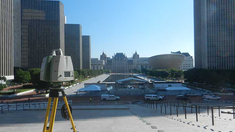 laser scanning services of Albany buildings